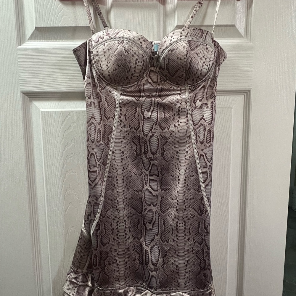 Guess by Marciano Snake Print Slip Dress